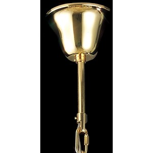 Bask Ceiling Pendant Chandelier Round 6 Light French Gold, Crystal - French Gold