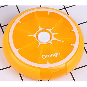 Rotational 7 Day Fruit Themed Pill Box