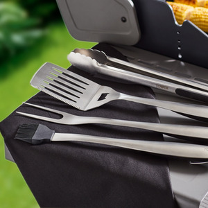 4 Piece BBQ Tools Set - S/S by Tower