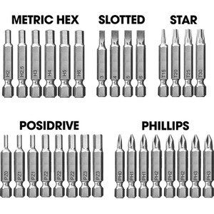 246 Piece HSS Titanium Twist Combination Drill Bit Set - Black by Terratek