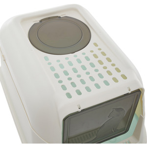 Kidkid Large Top Entry Cat Litter Box with Hood and Scoop by Kidkid