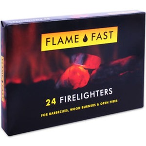 24 Flamefast Firelighters - Brown by Flamefast
