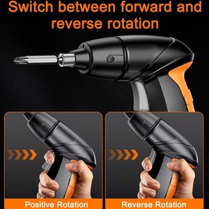 Electric Screwdriver Set Rechargeable DIY Tool Kit - Orange