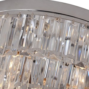 HOMCOM Crystal 7 light Ceiling Chandelier - Transparent by HOMCOM