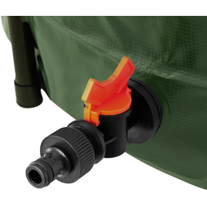 Rainwater Tank - Green / 98cm / 100cm by tectake