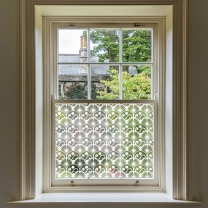 Accettura Art Deco Scallop Frosted Window Film by Creative Printing Solutions