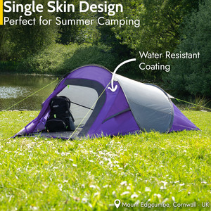 2 Person Pop Up Tent - Purple by Trail