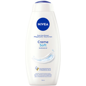Nivea Pure Soft Care Shower Creme - White by Nivea