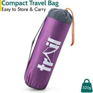 Lightweight Single Camping Mat with Pillow by Trail