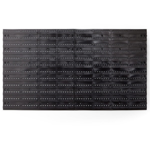 44 Piece Wall Mounted Pegboard Hook - Black by VonHaus