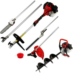 5 in 1 Multi Tool and Earth Auger - Red by Monster Shop