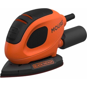 BLACK+DECKER 55W Corded Mouse Sander & 6 Sanding Sheets by Black + Decker