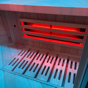 Quadrant Full Spectrum Infrared Indoor Sauna - Canadian Spruce by Insignia