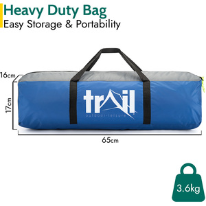 Bracken 3 Person Tent - Blue by Trail