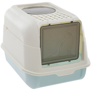 Kidkid Large Top Entry Cat Litter Box with Hood and Scoop by Kidkid