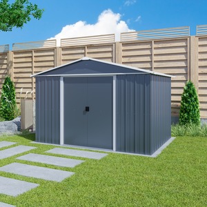 Yardmaster Castleton Metal Shed - Anthracite / 237cm by Yardmaster