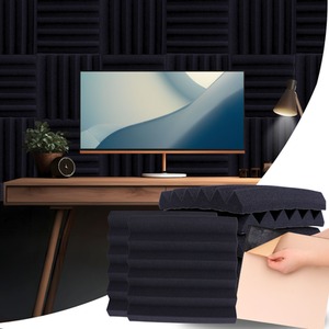 Self-Adhesive Acoustic Wall Panels - Peel and Stick Soundproofing Panels by NOVECRAFTO