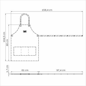 Tramontina Barbeque Apron - Denin by Tramontina