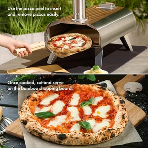 Pizza Oven Outdoor Tabletop with Accessories - Silver by VonHaus