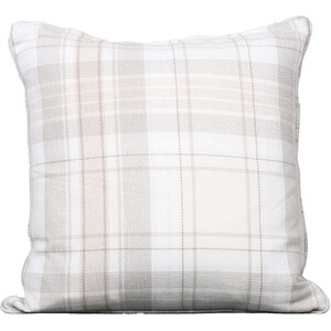 Hatfield Check Cushion - Natural by Divante