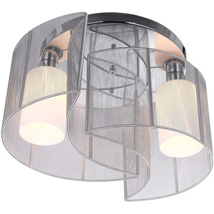 HOMCOM Metal Celling Chandelier Light - Silver by HOMCOM