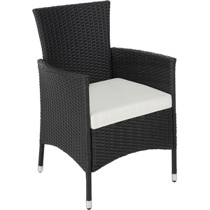 Rattan Garden Furniture Set Lucerne Two Sets Of Cushion Covers by tectake