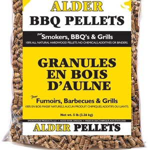 Alder Pellets 5lb Bag - Alder Pellets by Smokehouse