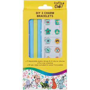 Crafty Club DIY 3 Charm Bracelets by Crafty Club