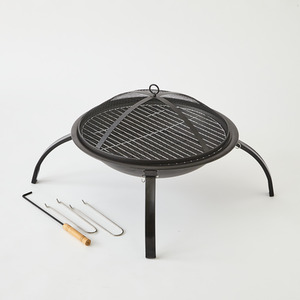 Garden Firepit - BLACK by ARBORIA