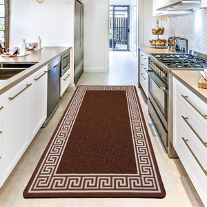 Nonslip Greekey Gel Door Mats by Smart Living