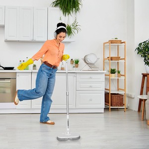 Alivio Wireless Electric Mop Powerful Spin Head 150 rpm - Grey by Alivio