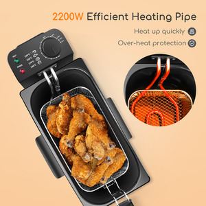 Deep Fat Fryer with Viewing Window by Aigostar