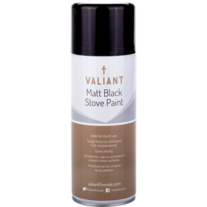 Heat Resistant Restoration Spray Paint for Stoves and BBQs Matte Finish by Valiant