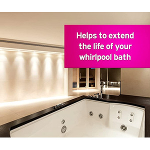 Whirlpool Bath Hot Tub Internal Pipe Cleaner - White by Pro-Kleen