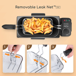 Deep Fat Fryer with Viewing Window by Aigostar