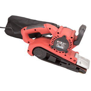 3 Inch Electric Belt Sander - Red by Lumberjack
