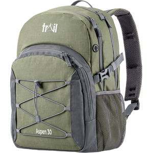 Aspen 30L Camping Backpack - Green by Trail