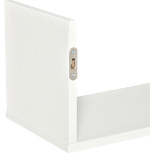 HOMCOM Set of 3 Wooden U Shaped Shelves - White by HOMCOM