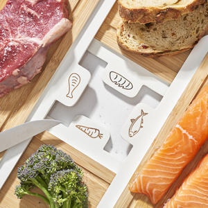 Bamboo Index Chopping Boards by Cooks Professional