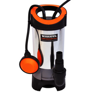 Terratek 1100W Submersible Water Pump Stainless Steel Dirty Pound Sump Pump - Silver by Terratek