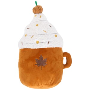 Pumpkin Spiced Shaped Cushion - Brown