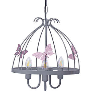 Milagro Chandelier Kago - Pink by Milagro