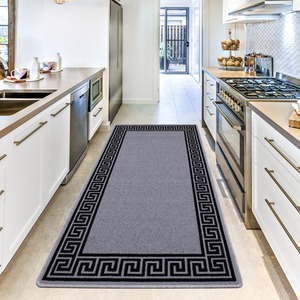 Nonslip Greekey Gel Door Mats by Smart Living