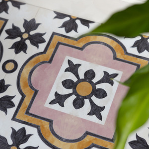 Quadrostyle SYRACUSE Wall Tile and Furniture Vinyl Stickers - Pink / 30cm by Quadrostyle