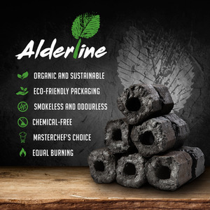Alderline Superburn BBQ Charcoal Briquettes 7kg by Alderline