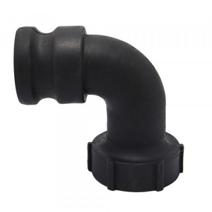 Camlock Adapter (2 inch) x BSP Female (2 Inch) 90-degree elbow - Black by DNA PACKAGING LTD