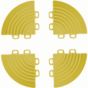 Corners for Nicoman Garage Floor Tiles - Yellow by Nicoman