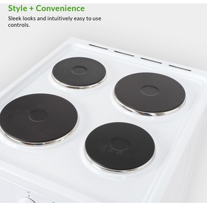 50cm Wide Twin Cavity Cooker - White by Willow