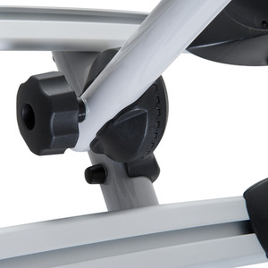 HOMCOM 3 Bicycle Carrier Rear-mounted SUV Mountain Hitch Mounted Rack - Silver by HOMCOM