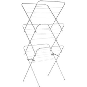 3 Tier Airer Foldable Clothing Rack - Grey by OHS